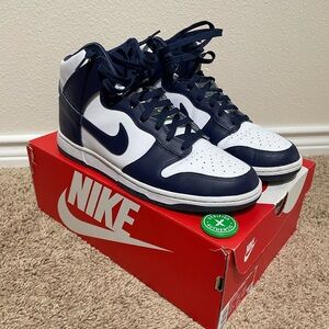 Nike Dunk High Retro Championship Navy DD1399-104 Men’s Size 11